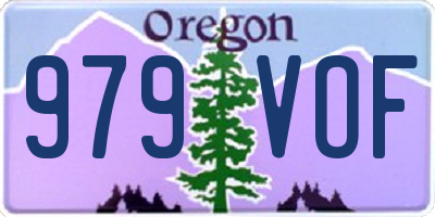 OR license plate 979VOF