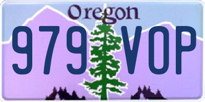 OR license plate 979VOP