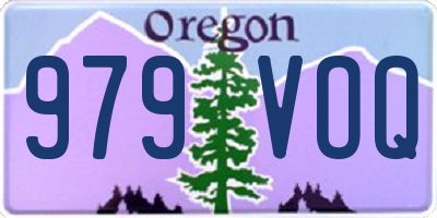 OR license plate 979VOQ