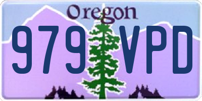OR license plate 979VPD