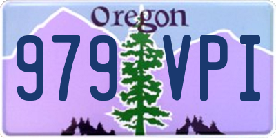OR license plate 979VPI