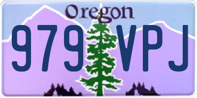 OR license plate 979VPJ