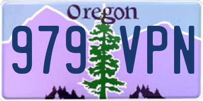 OR license plate 979VPN