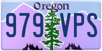 OR license plate 979VPS
