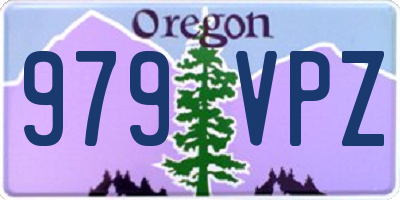 OR license plate 979VPZ