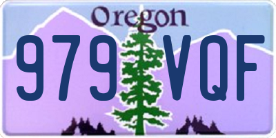 OR license plate 979VQF