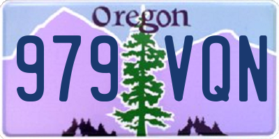 OR license plate 979VQN
