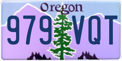 OR license plate 979VQT