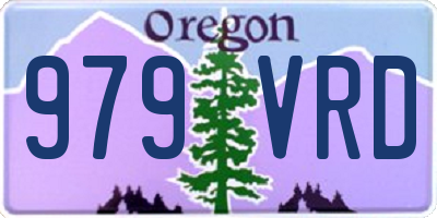 OR license plate 979VRD