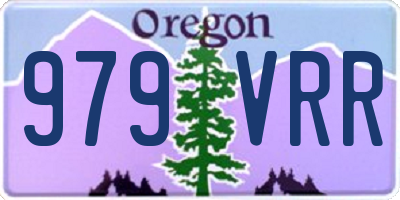 OR license plate 979VRR