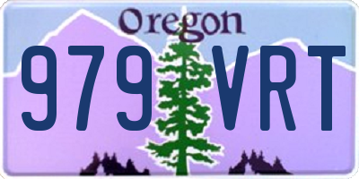 OR license plate 979VRT