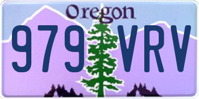 OR license plate 979VRV