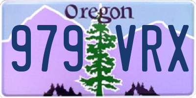 OR license plate 979VRX