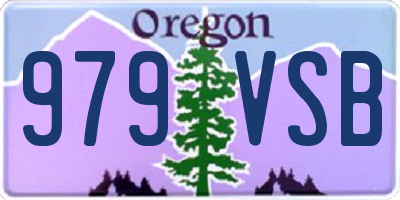 OR license plate 979VSB