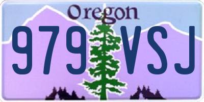 OR license plate 979VSJ