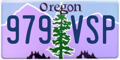 OR license plate 979VSP