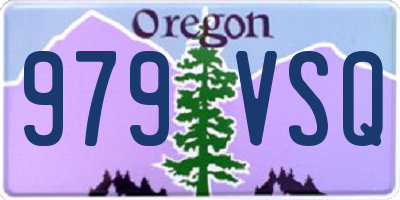 OR license plate 979VSQ