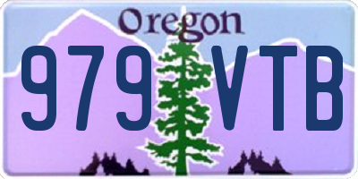 OR license plate 979VTB