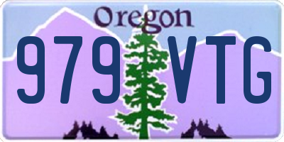 OR license plate 979VTG