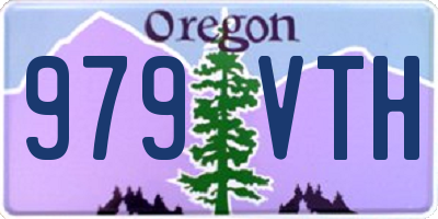 OR license plate 979VTH