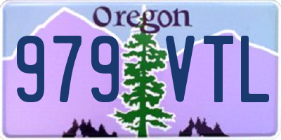 OR license plate 979VTL