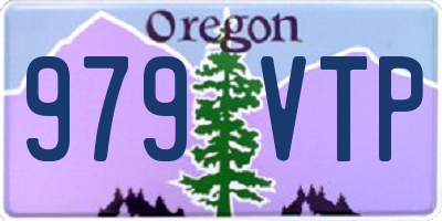 OR license plate 979VTP