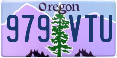 OR license plate 979VTU