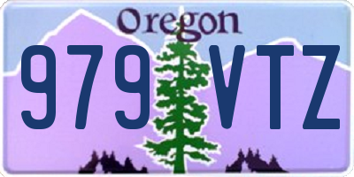 OR license plate 979VTZ