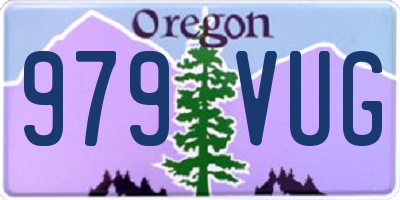 OR license plate 979VUG
