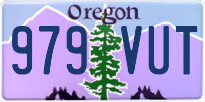 OR license plate 979VUT
