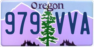 OR license plate 979VVA