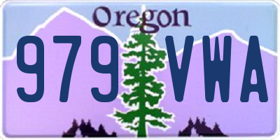 OR license plate 979VWA