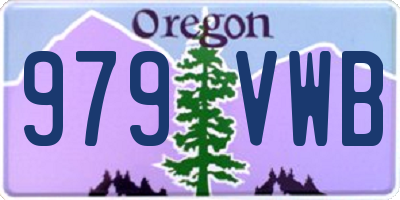 OR license plate 979VWB