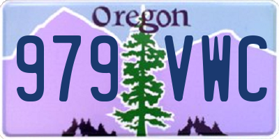OR license plate 979VWC