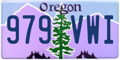 OR license plate 979VWI