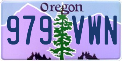 OR license plate 979VWN