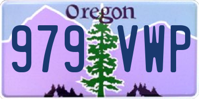 OR license plate 979VWP