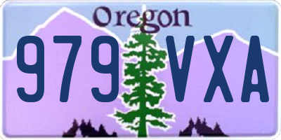 OR license plate 979VXA