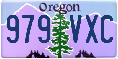 OR license plate 979VXC
