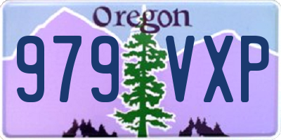 OR license plate 979VXP