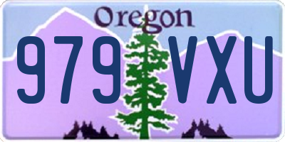 OR license plate 979VXU