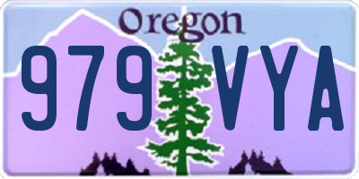 OR license plate 979VYA