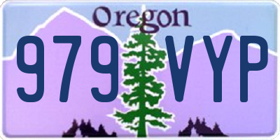 OR license plate 979VYP