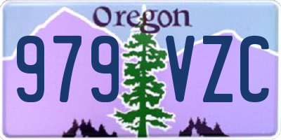 OR license plate 979VZC