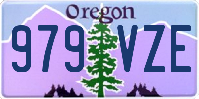 OR license plate 979VZE