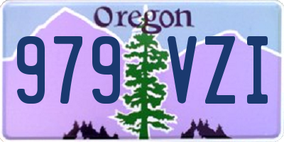 OR license plate 979VZI