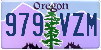 OR license plate 979VZM