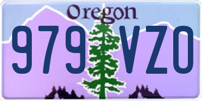 OR license plate 979VZO