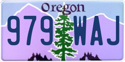 OR license plate 979WAJ