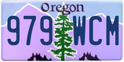 OR license plate 979WCM